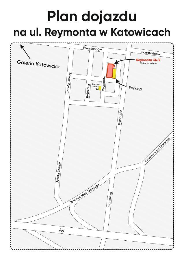 Kairos Apartments - City - Darmowy Parking, Scisle Centrum Катовице Экстерьер фото